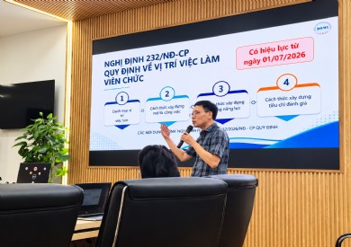Chậm xây dựng vị trí việc làm theo Nghị định 232/2026/NĐ - CP: Rủi ro về tiền lương và đánh giá viên chức