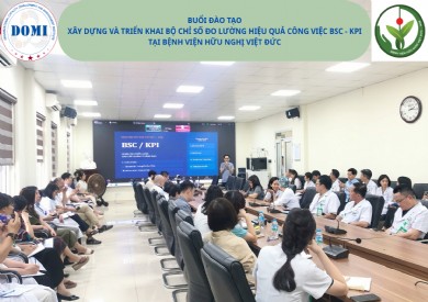 Đào Tạo BSC-KPI Cho Lãnh Đạo Bệnh Viện: Kinh Nghiệm Từ Bệnh Viện Hữu Nghị Việt Đức