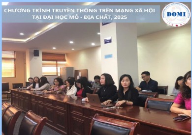 Nâng cao kỹ năng truyền thông mạng xã hội cho cán bộ và cộng tác viên Trường Đại học Mỏ - Địa chất